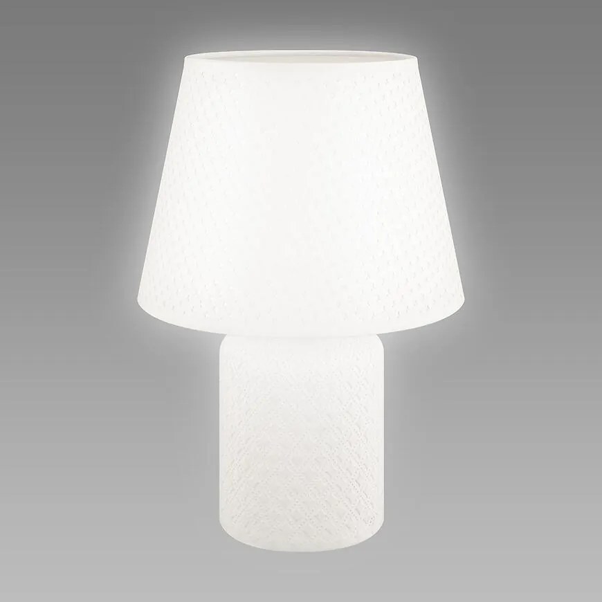 Stolná lampa AMOR E14 biela 04101 LB1