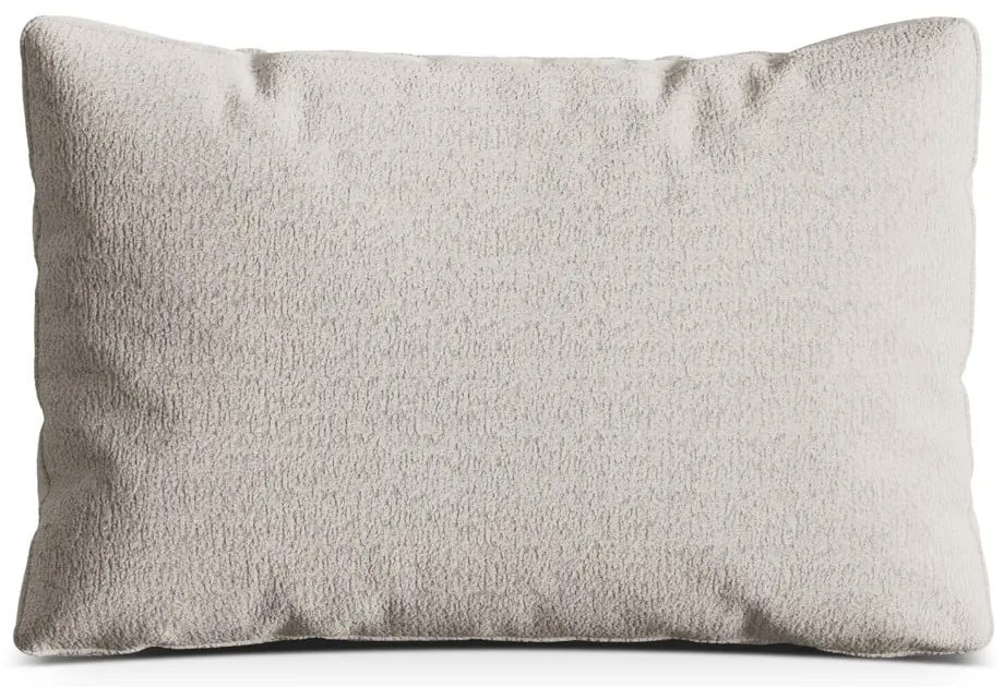 Béžový vankúš na gauč z textílie buklé Kemi – Cosmopolitan Design