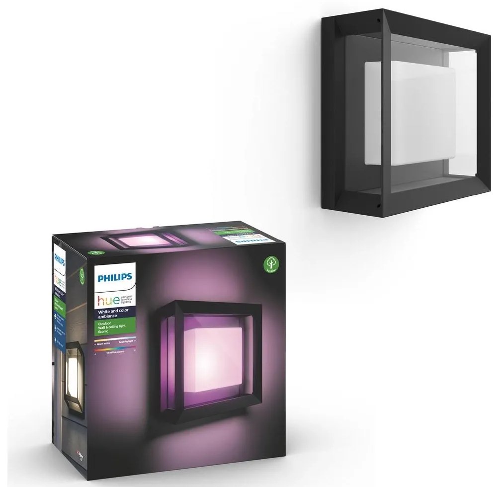 Philips 17438/30/P7 - LED RGB Vonkajšie svietidlo Hue ECONIC LED/15W/230V IP44