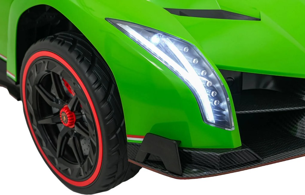 Ramiz Lamborghini Veneno vozidlo Zelená
