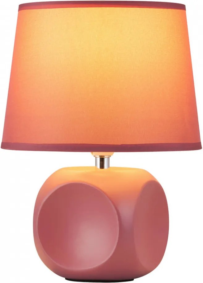 Rábalux Sienna 4394 Nočná stolová lampa ružové keramika 1 x E14 max. 40W IP20