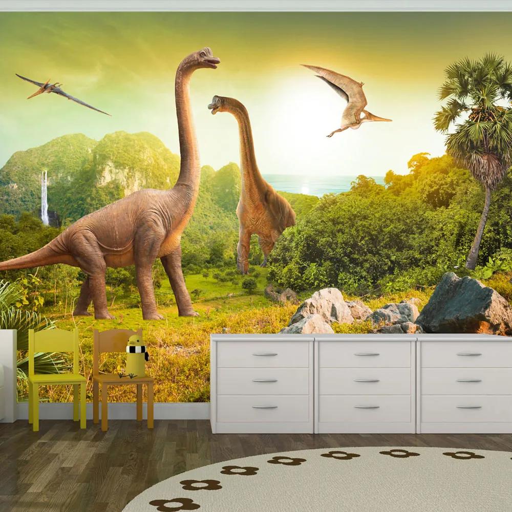 Samolepiaca fototapeta - Dinosaury 343x245