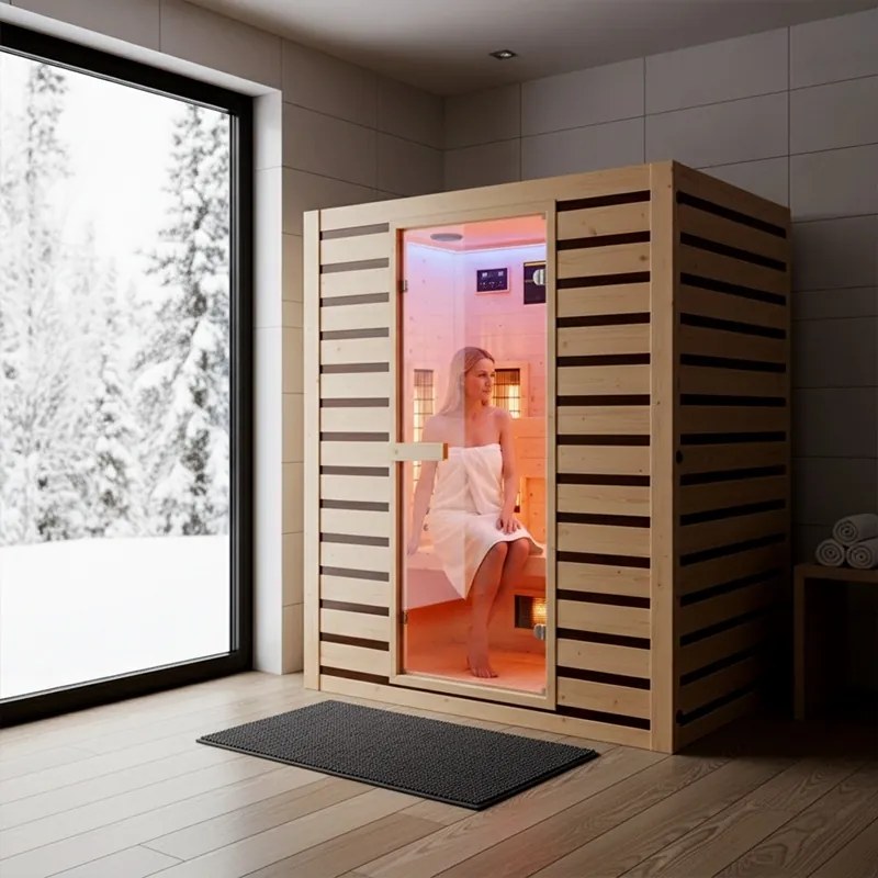 BPS-koupelny Infrasauna Relax HYD-6713 153x110, 3-4 osoby