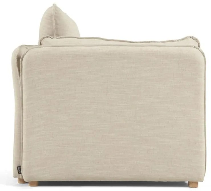 Rozkladacia pohovka sivobéžová 210 cm Tanit – Kave Home