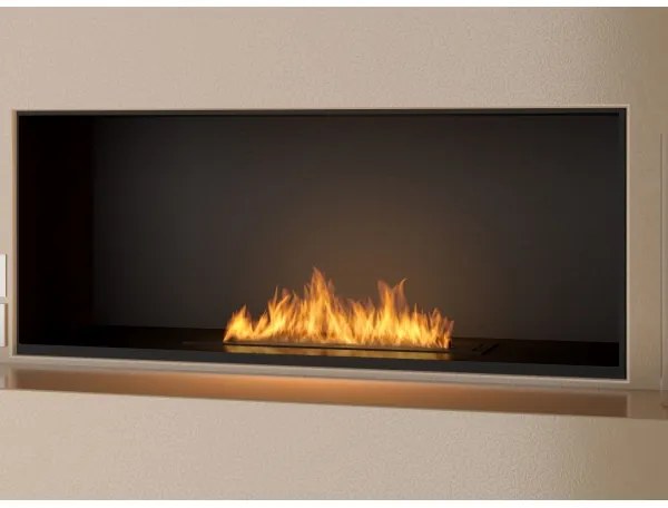 InFire - Vstavaný BIO krb 7,5x60 cm 3,5kW čierna