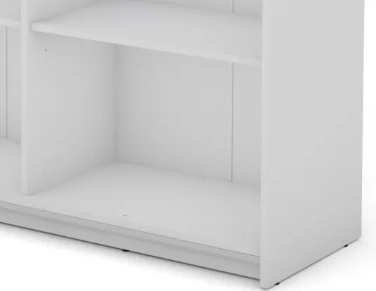 Šatníková skriňa Carlos 125/43 2D, biela, 125 cm