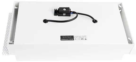 Sada 6 zapustených bodových svetiel biela nastaviteľná AR111 bezrámiková 2-svetlá - Oneon