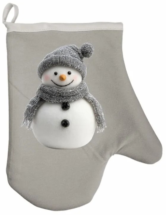 Vianočná kuchynská rukavica Snowbean EMI, hnedá