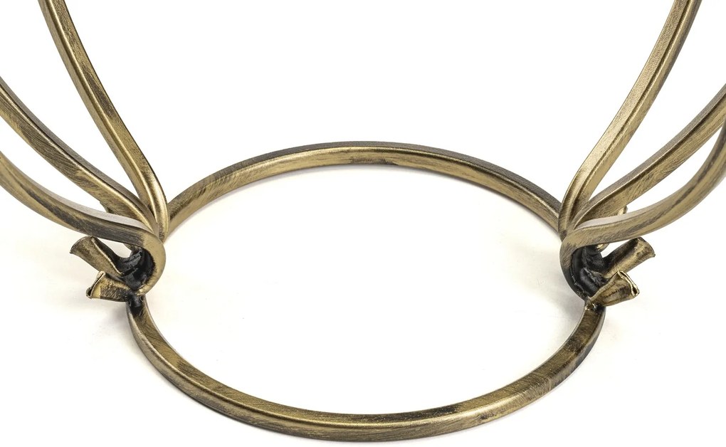 STOJAN NA KVETINÁČ VIRELLA 54X38 CM ZLATÁ