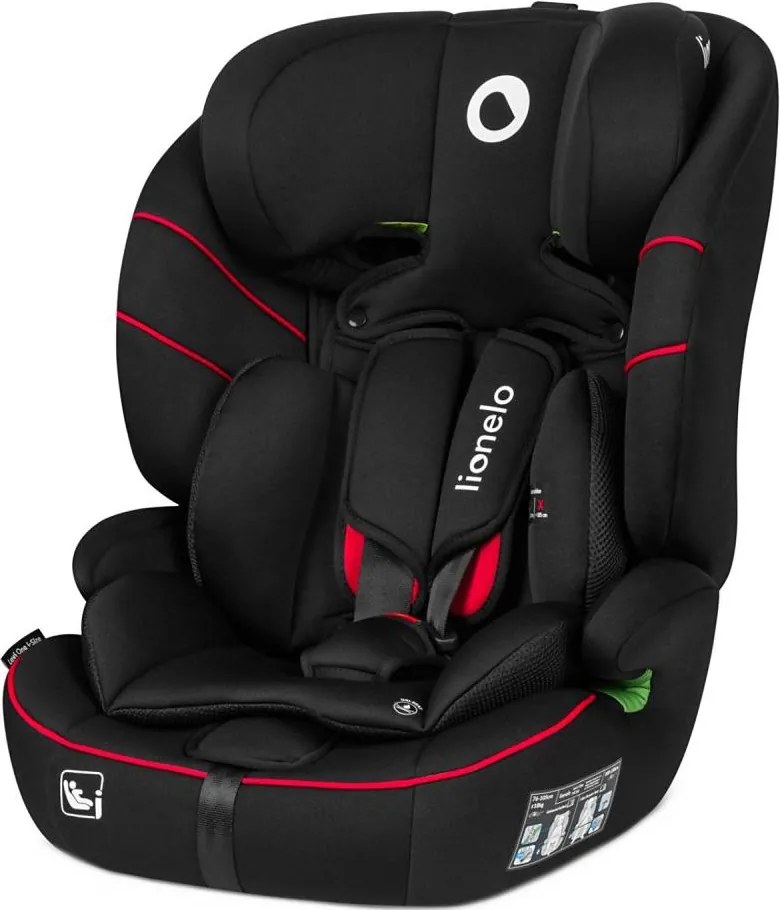 Lionelo - Autosedačka LEVI i-Size 76-150 cm Sportová čierna