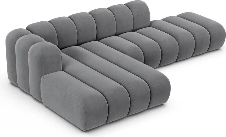 Svetlosivá rohová pohovka (ľavý roh) Lupine – Micadoni Home