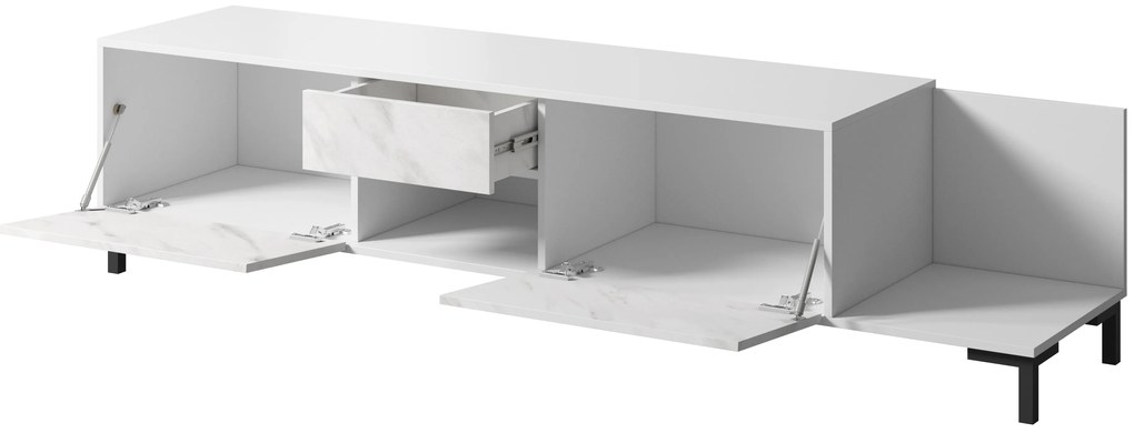 Cama Marmo TV stolík - biela