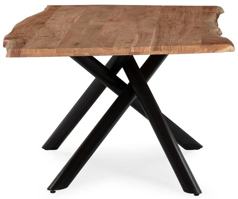 Jedálenský stôl z masívu akácie 100x220 cm Anuri – MOME