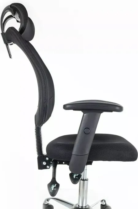 Čierne kancelárske kreslo FLEXISEAT Q-118RC