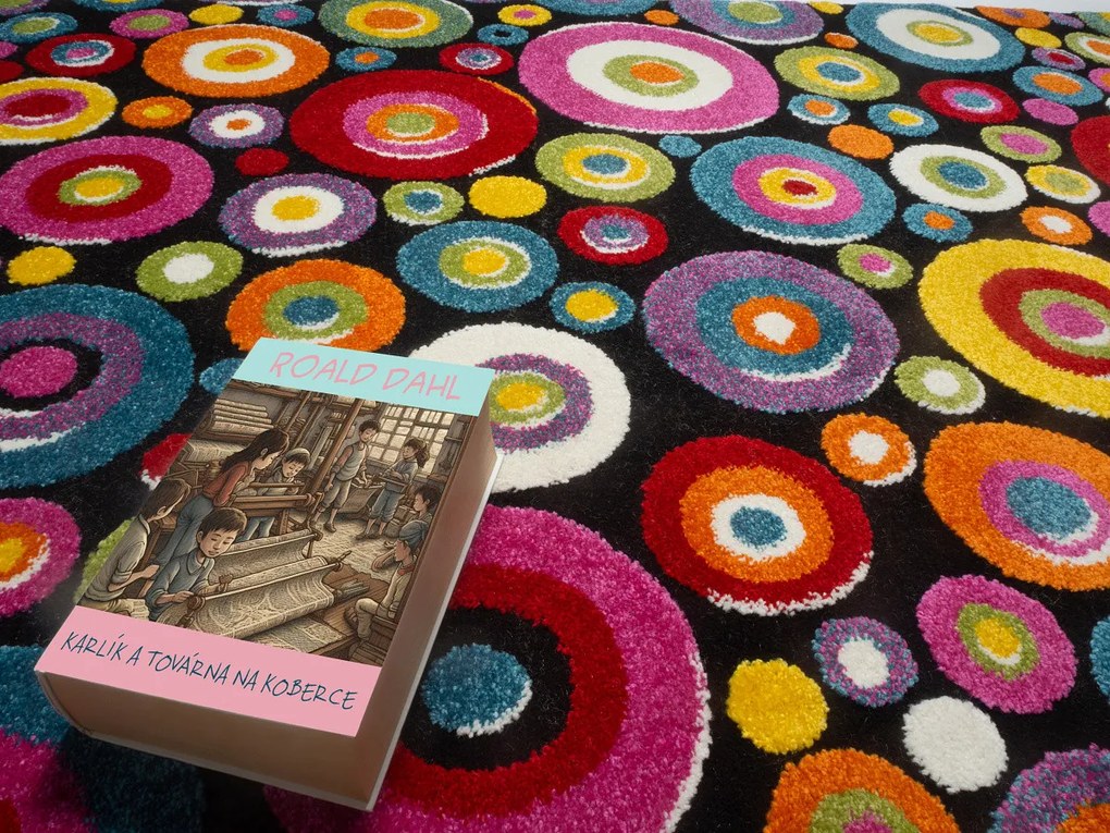 Kusový koberec Relief 22842-110 Multicolor, 80x150, viacfarebná, detská izba, Medipa (Merinos)