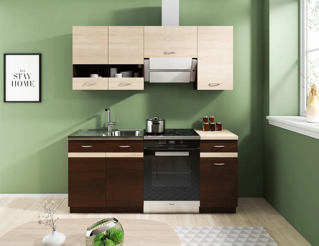 Závěsná kuchyňská skříňka Livia 40 cm dub sonoma