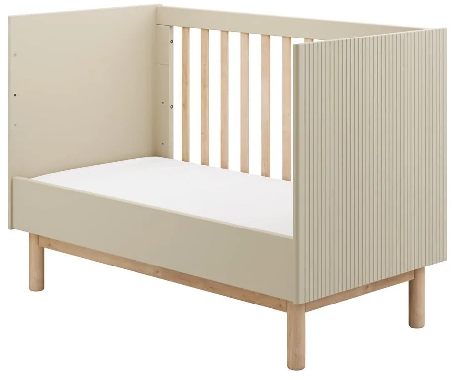 Krémová postieľka 60x120 cm Miloo – Pinio