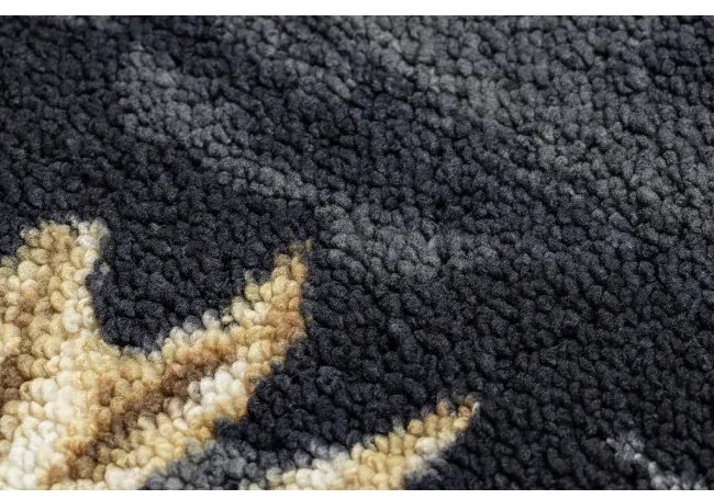 Protišmykový behúň MONSTERA Listy zlatý - Výpredaj