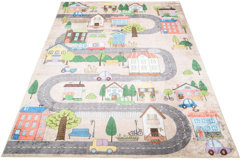 Detský koberec MESTEČKO - PRINT EMMA ROZMERY: 140x200