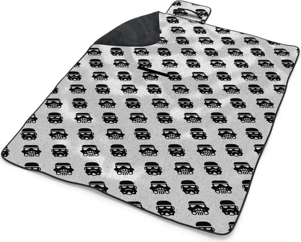 Sablio Plážová deka Star Wars Stormtrooper Pattern šikmý: 200x140 cm