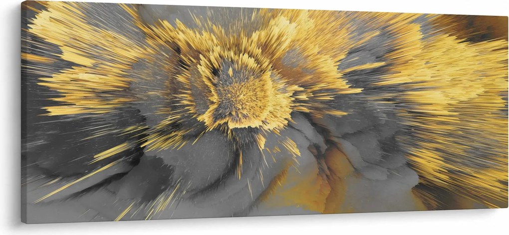 Obraz - Zlatá expanzia (120x50 cm)