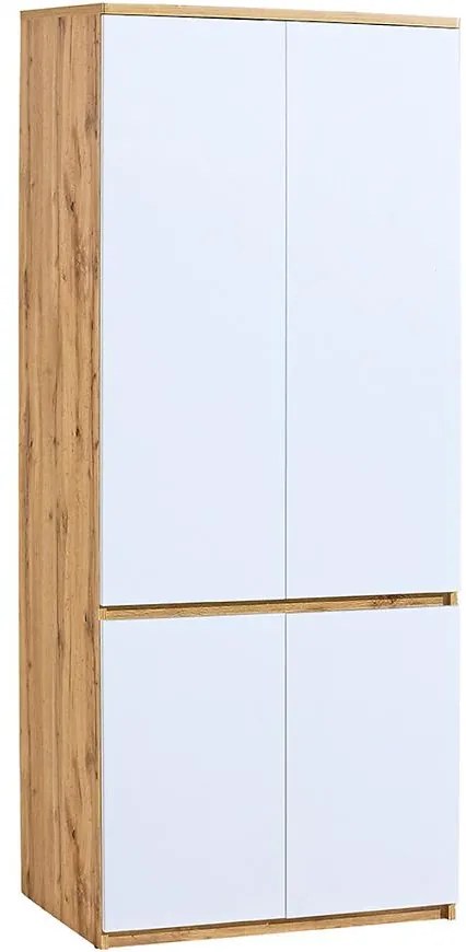 Skriňa Arca 2D AR1 Dub Wotan/Biely