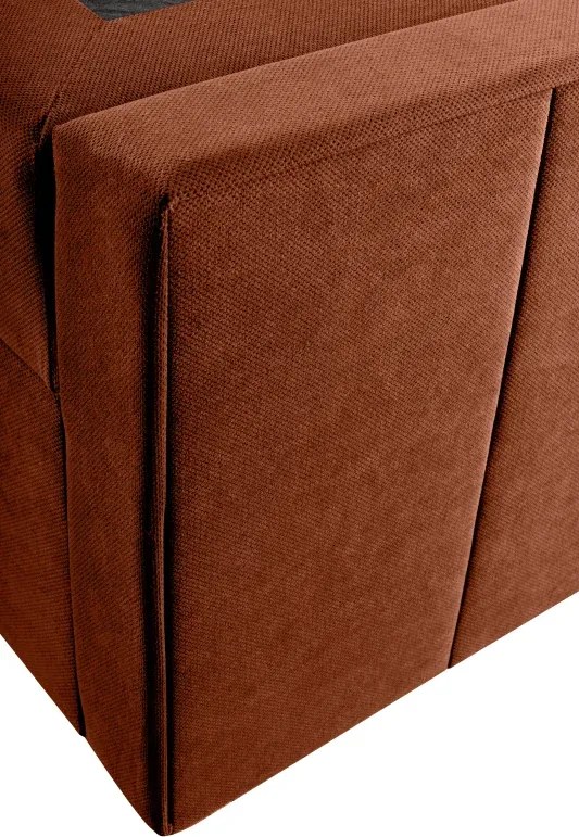 Boxspring posteľ RITA, 200x160, oranžová (pretty 9)