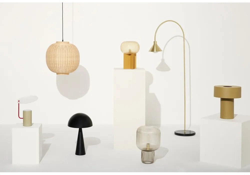 Kaki stolová lampa (výška 37 cm) Aki – Hübsch