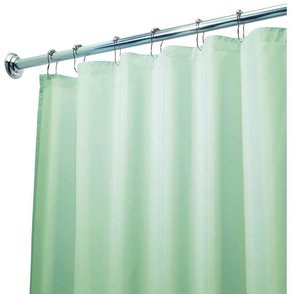 Zelený sprchový záves iDesign, 183 x 183 cm