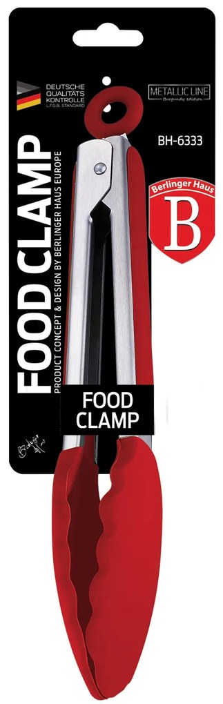 BerlingerHaus BH-6333 kuchynské a grilovacie kliešte | Burgundy Line