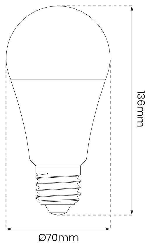 LED žiarovka E27 RGB+CCT+DIM 11w 1200 lm Wi-Fi