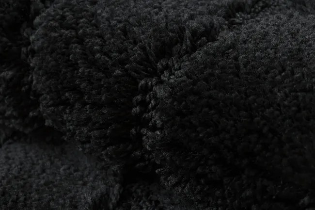 Sada kúpeľňových koberčekov SUPREME STONES kamienky, čierna