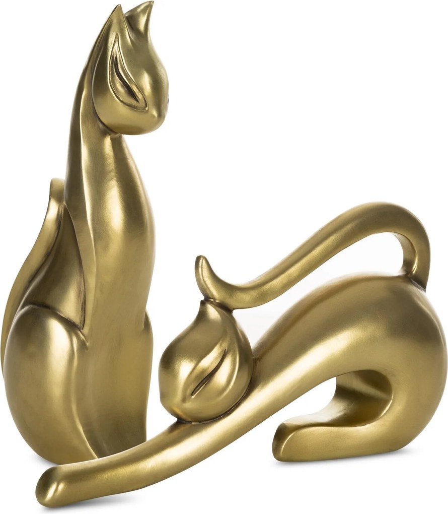 DEKORAČNÁ SOŠKA KATI 28X7X16 CM ZLATÁ