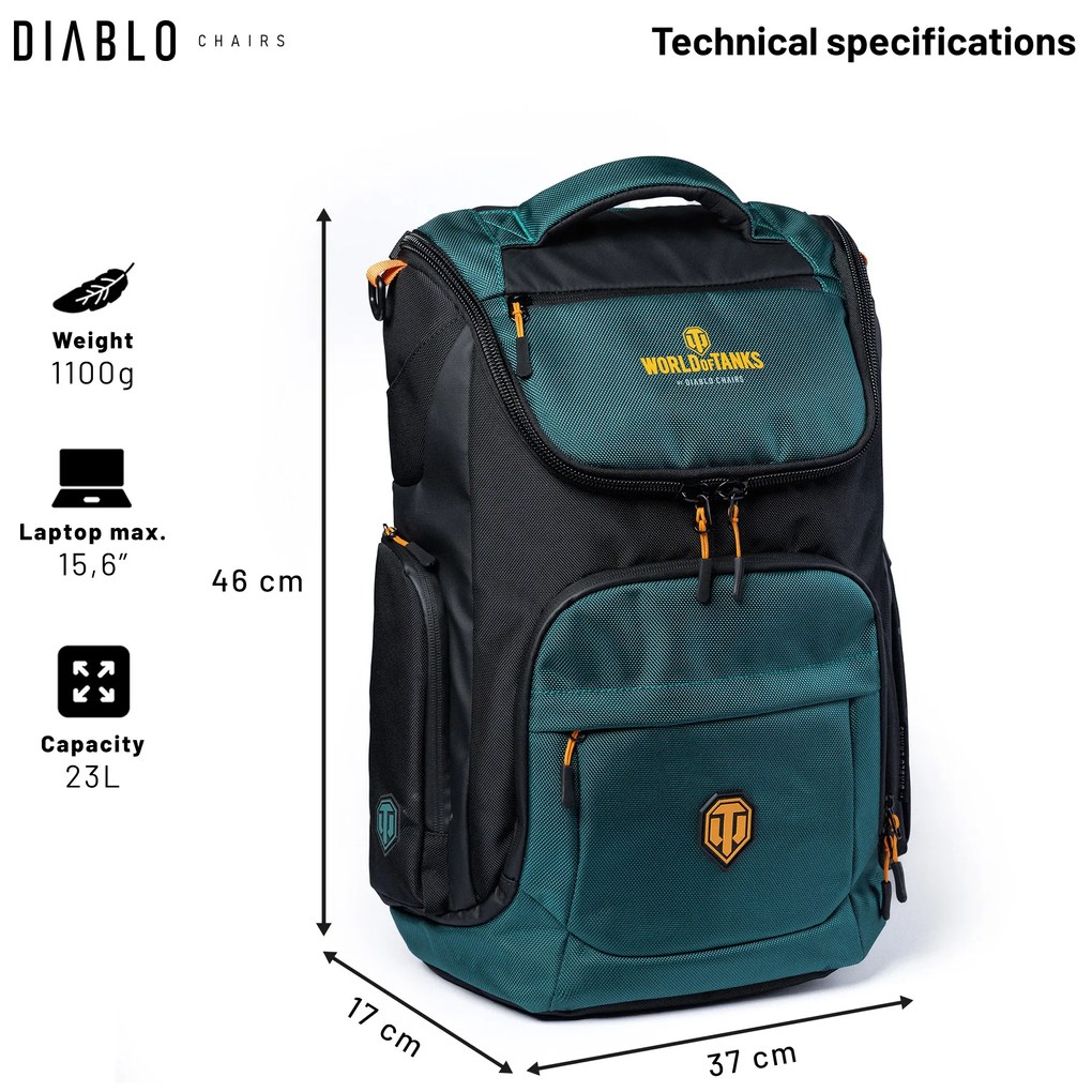 Batoh World of Tanks Diablo Chairs