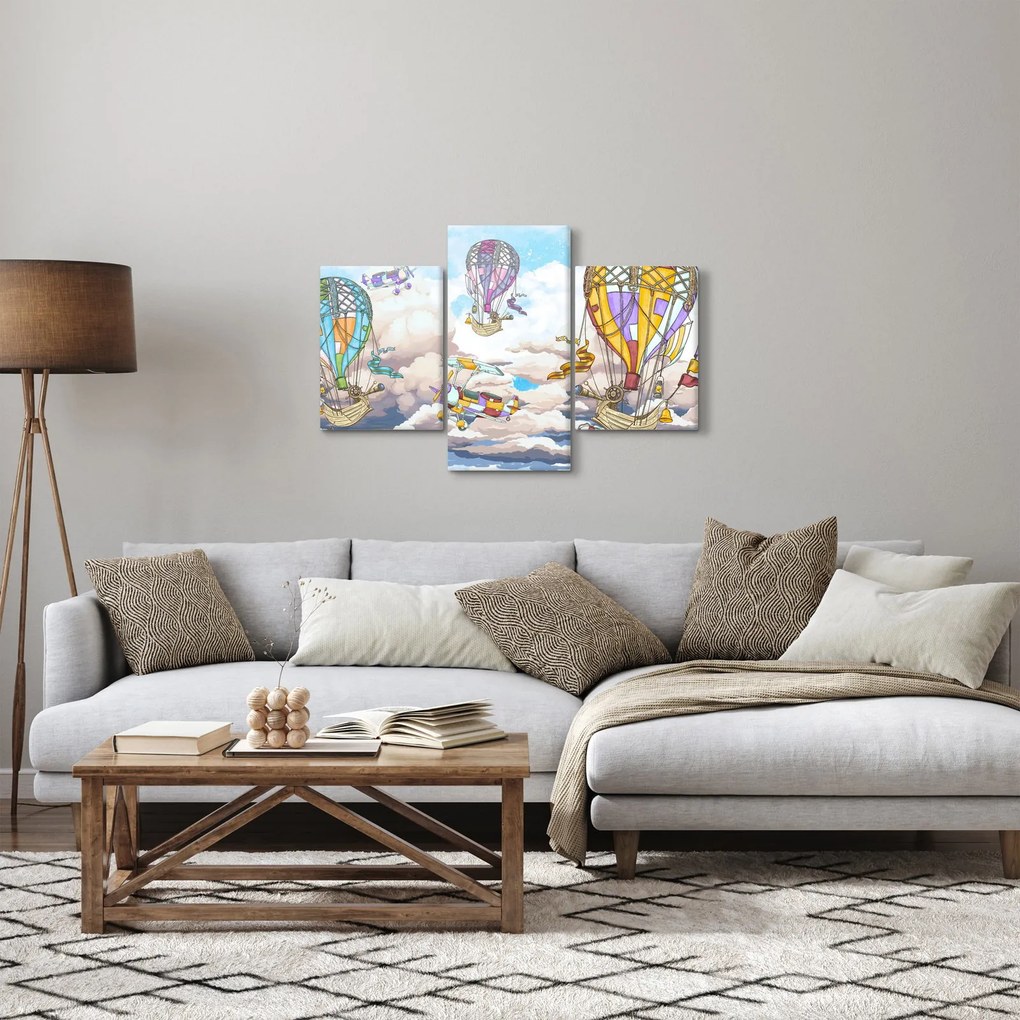 Obraz - Výprava v oblakoch (90x60 cm)