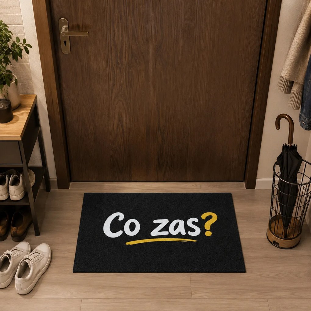 Mercury Flooring, Rohožka Co zas 40x60 cm - na von aj na doma, 40x60, čierna