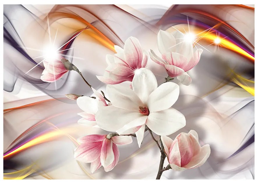 Artgeist Fototapeta - Artistic Magnolias Veľkosť: 100x70, Verzia: Standard
