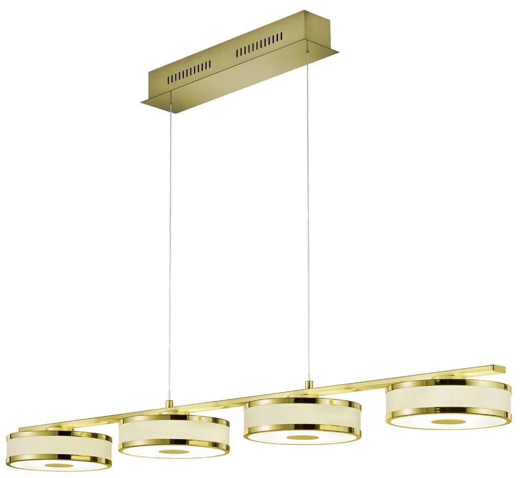 AGENTO | závesné LED svietidlo Veľkosť: 4-dielná zlatá