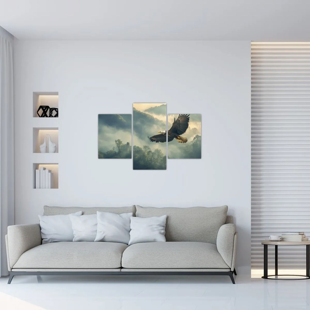 Obraz - Letiaci orol (90x60 cm)