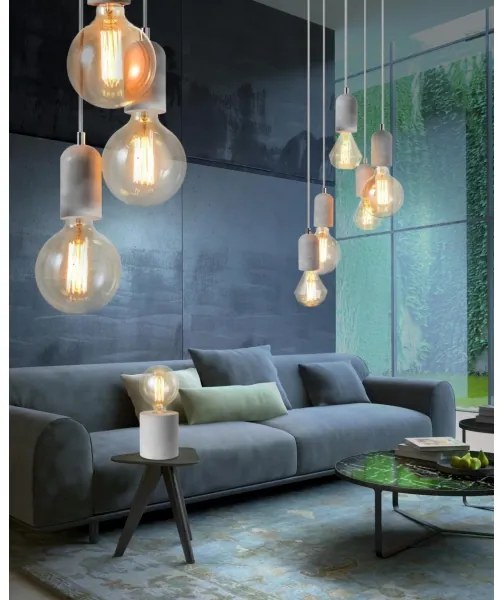 Azzardo AZ2372 - Stolná lampa VOLTA 1xE27/40W/230V