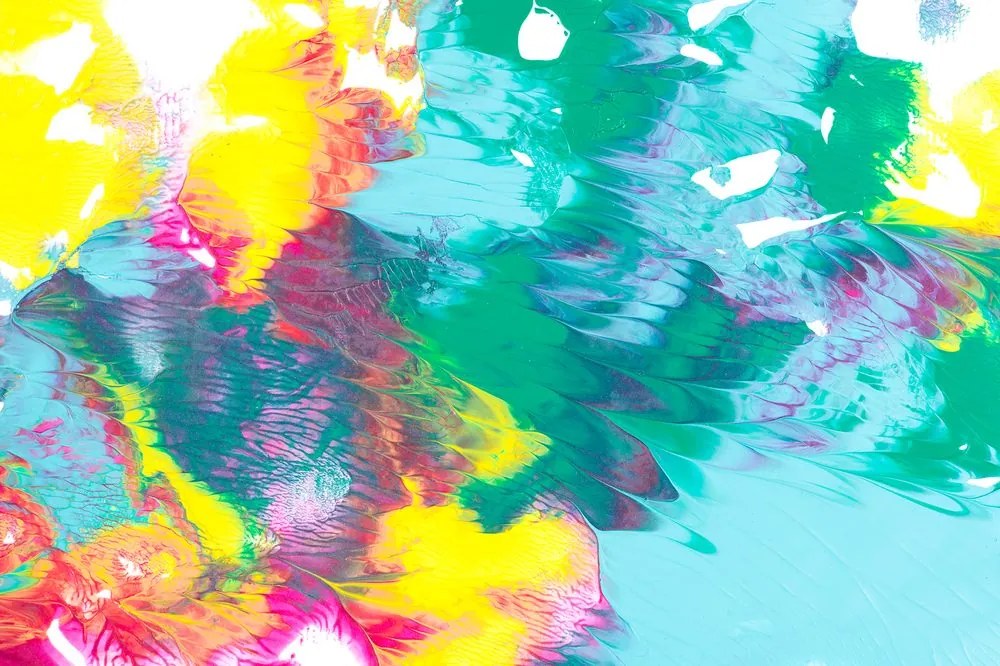 Samolepiaca tapeta pastelovo sfarbená abstrakcia