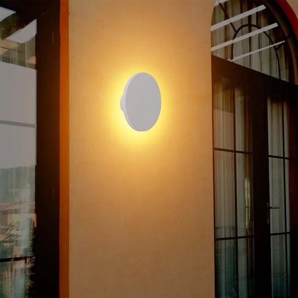 LED Vonkajšie nástenné svietidlo LED/12W/230V 4000K IP65 biela