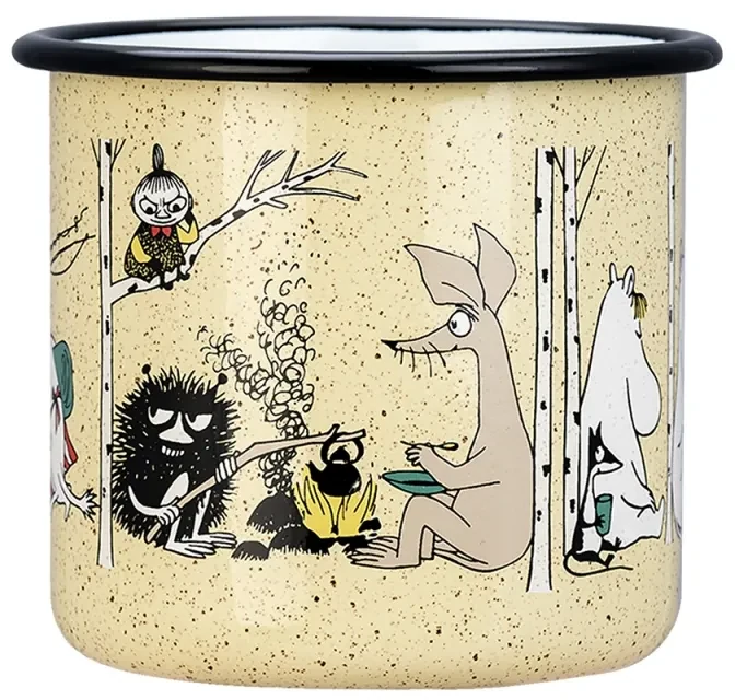 Hrnček Moomin Campers 0,8l, smalt / béžový