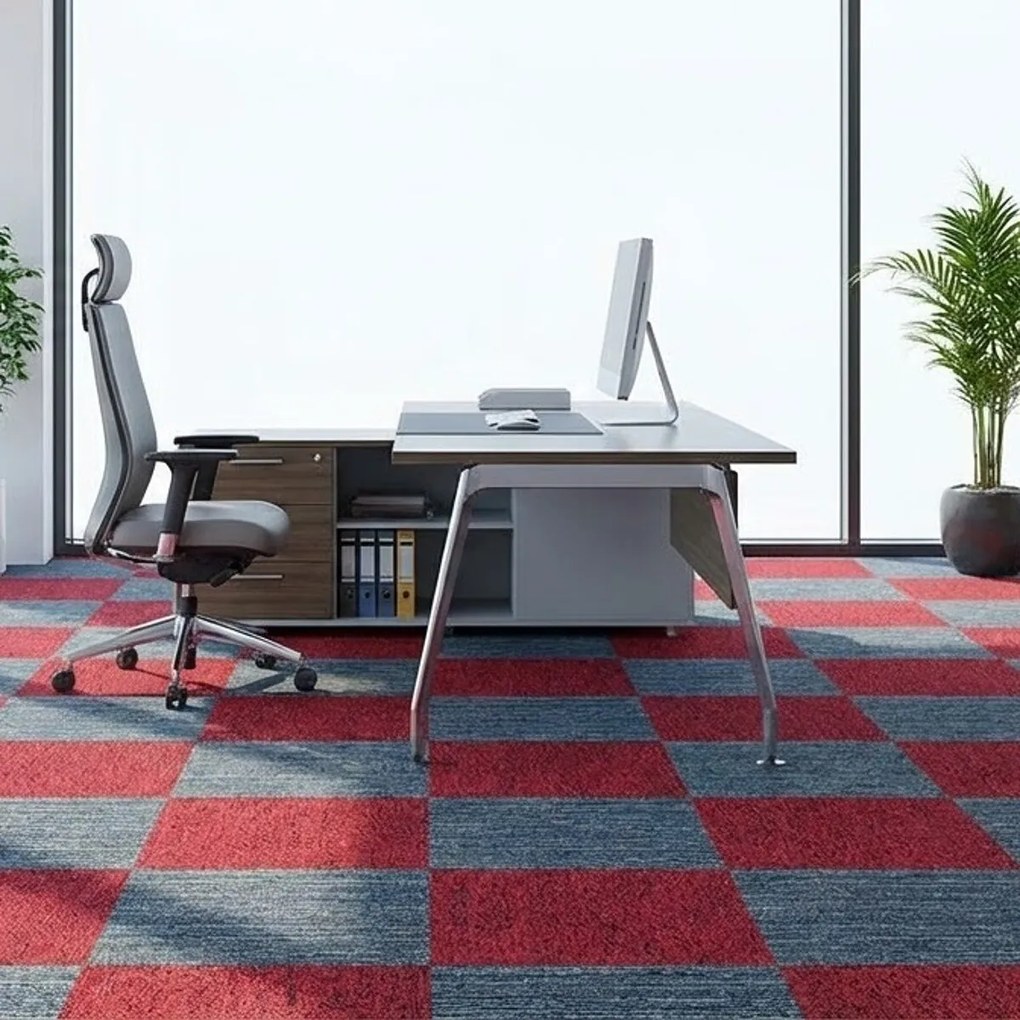 Balta, Kobercový štvorec Sonar 4475 svetlo šedý 50 x 50 cm, chodba / predsieň