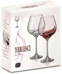 Bohemia Crystal Poháre na červené víno Turbulence 40774/570ml (set po