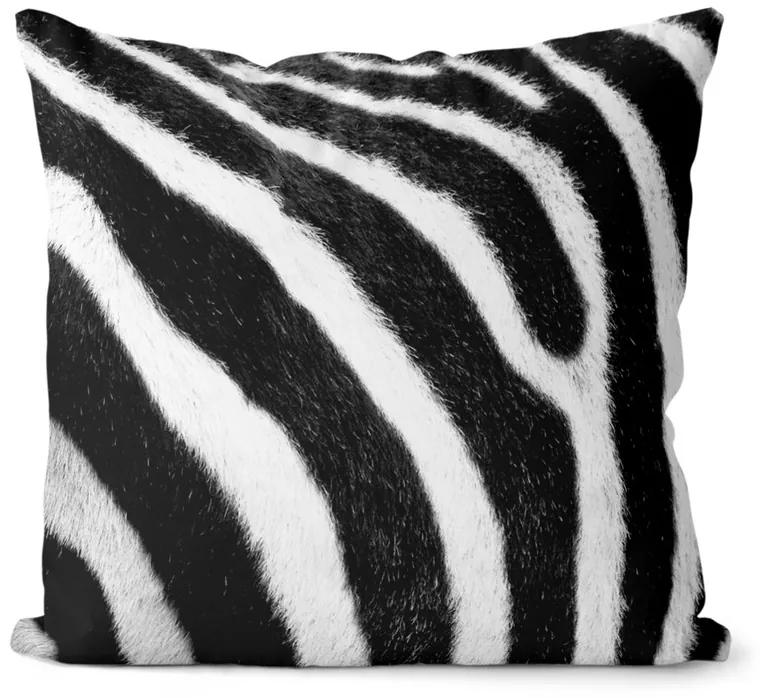 Vankúš Zebra (Veľkosť: 40 x 40 cm)