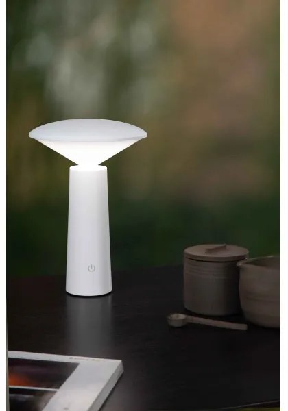 Lucide 02807/04/31 - LED Stmievateľná lampa JIVE LED/3W/3,7V 3000/6500K IP44 biela