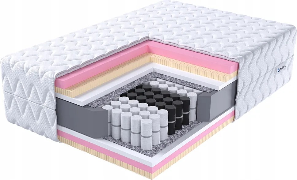 Taštičkový matrac Capri 180x200 latex visco Heisberg