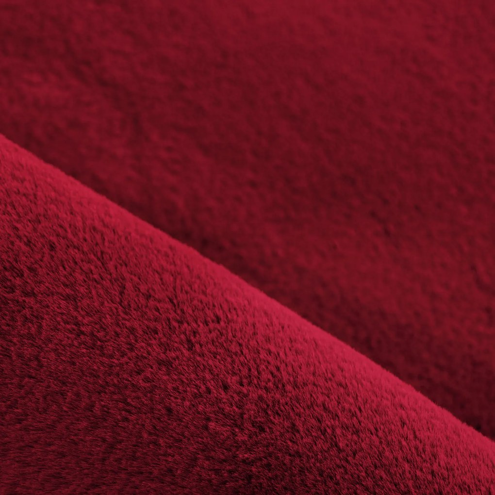 Ayyildiz Kusový koberec POUFFY 5100, Červená Rozmer koberca: 120 x 120 cm