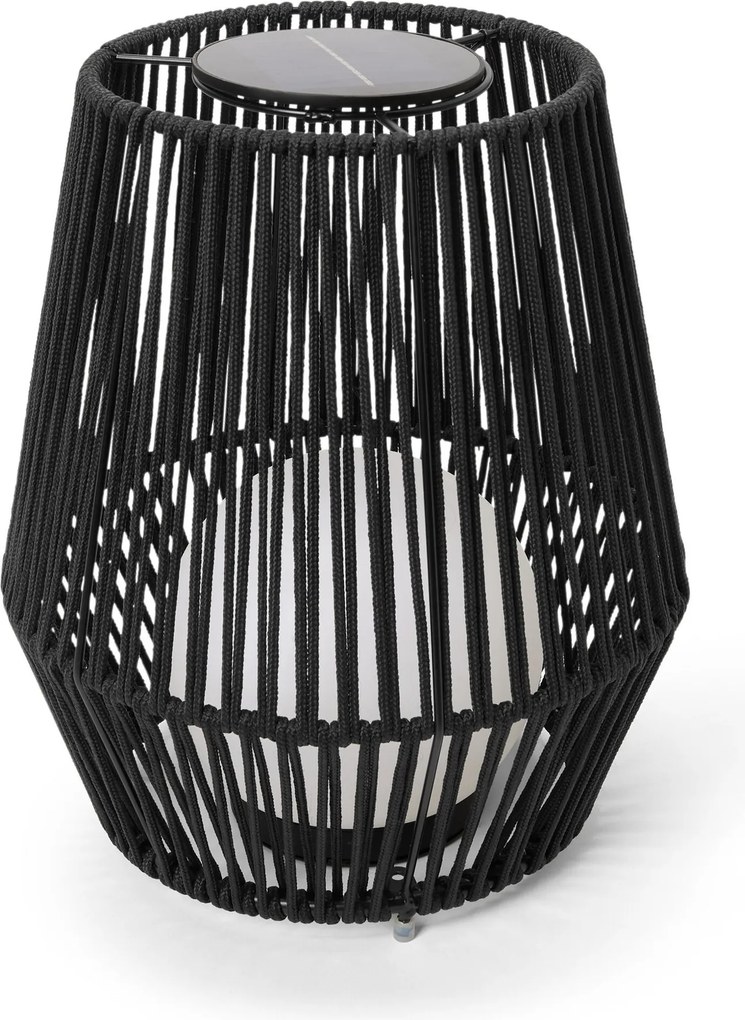 Solárny lampáš s textilnou šnúrkou, malý